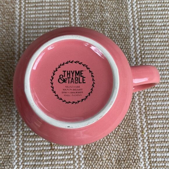 Thyme & Table Ceramic Heart Mug 16 ounces - Picture 6 of 8